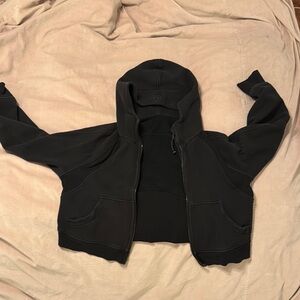 Lululemon cropped scuba Zip-Up Hoodie